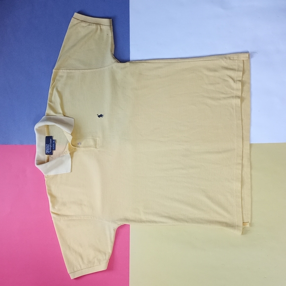 Vintage POLO Ralph Lauren Yellow Polo Shirt